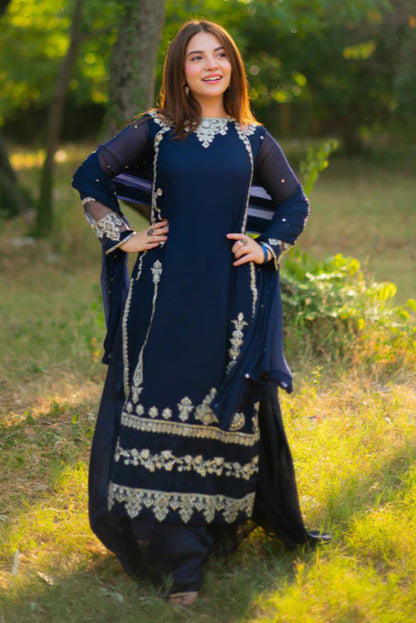 Aveline Blue 3PC